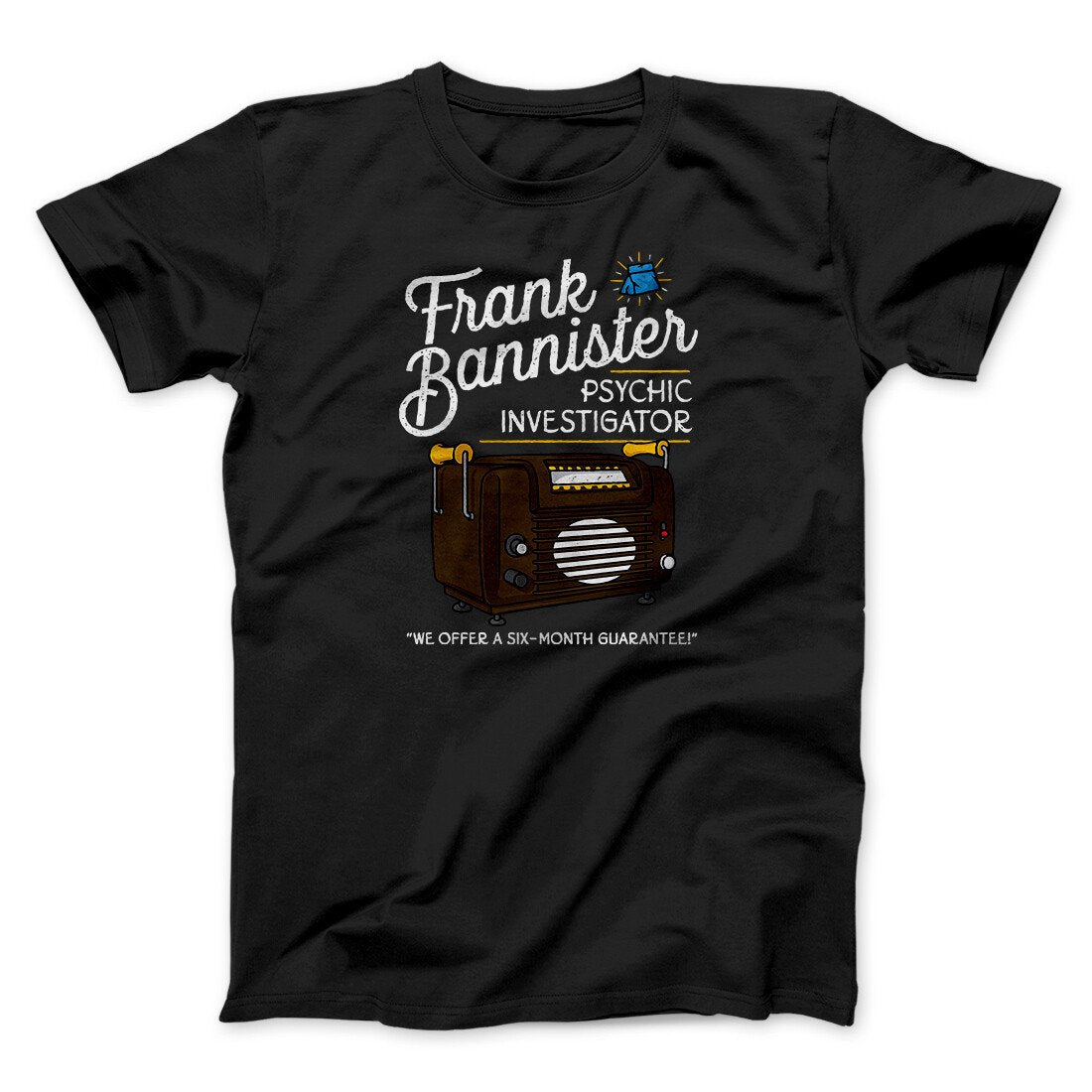Frank Bannister Psychic Investigator Funny Movie Unisex T-Shirt Gift For Dudes