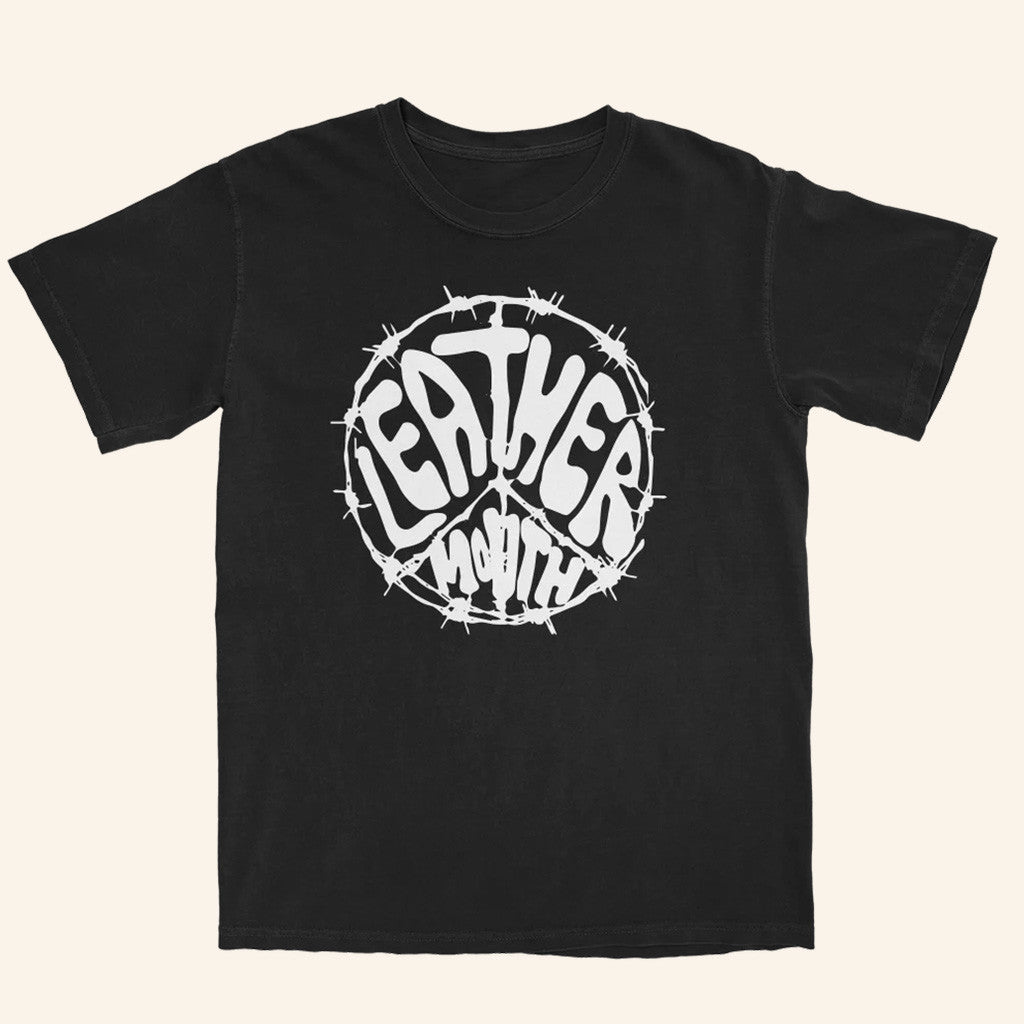 Frank Iero Merch Barbed Wire Peace T-Shirt Black Gifts For Son Frank Iero Merch Barbed Wire Peace T-Shirt Black Gifts For Son