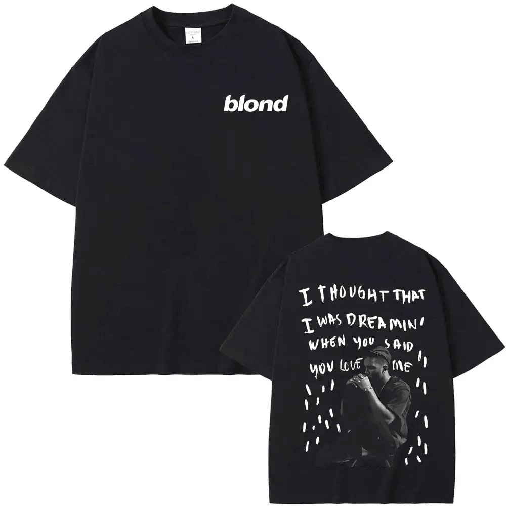 Frank Ocean Merch Blond Rapper Frank Fashion T-Shirt Concert Tour Fan Merchandise