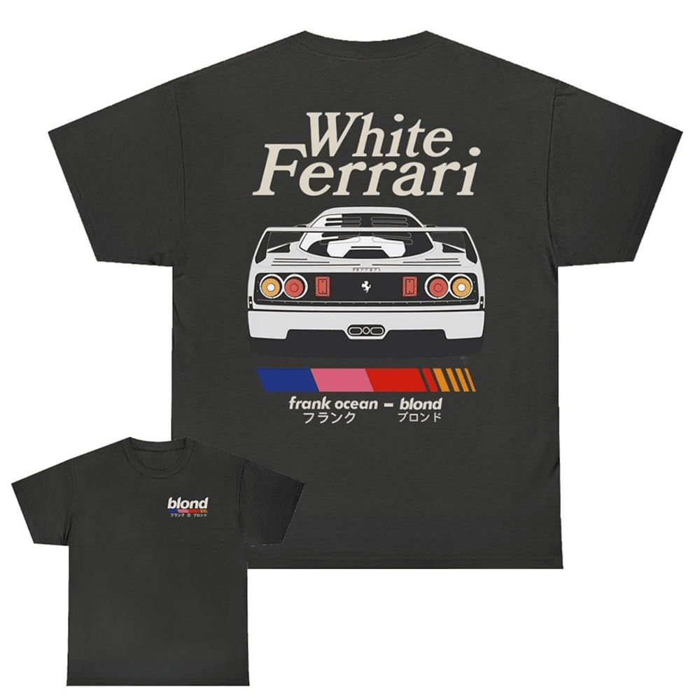 Frank Ocean Merch T-Shirt Blond Frank Ocean Blond Ferrar Concert Tour Fan Merch