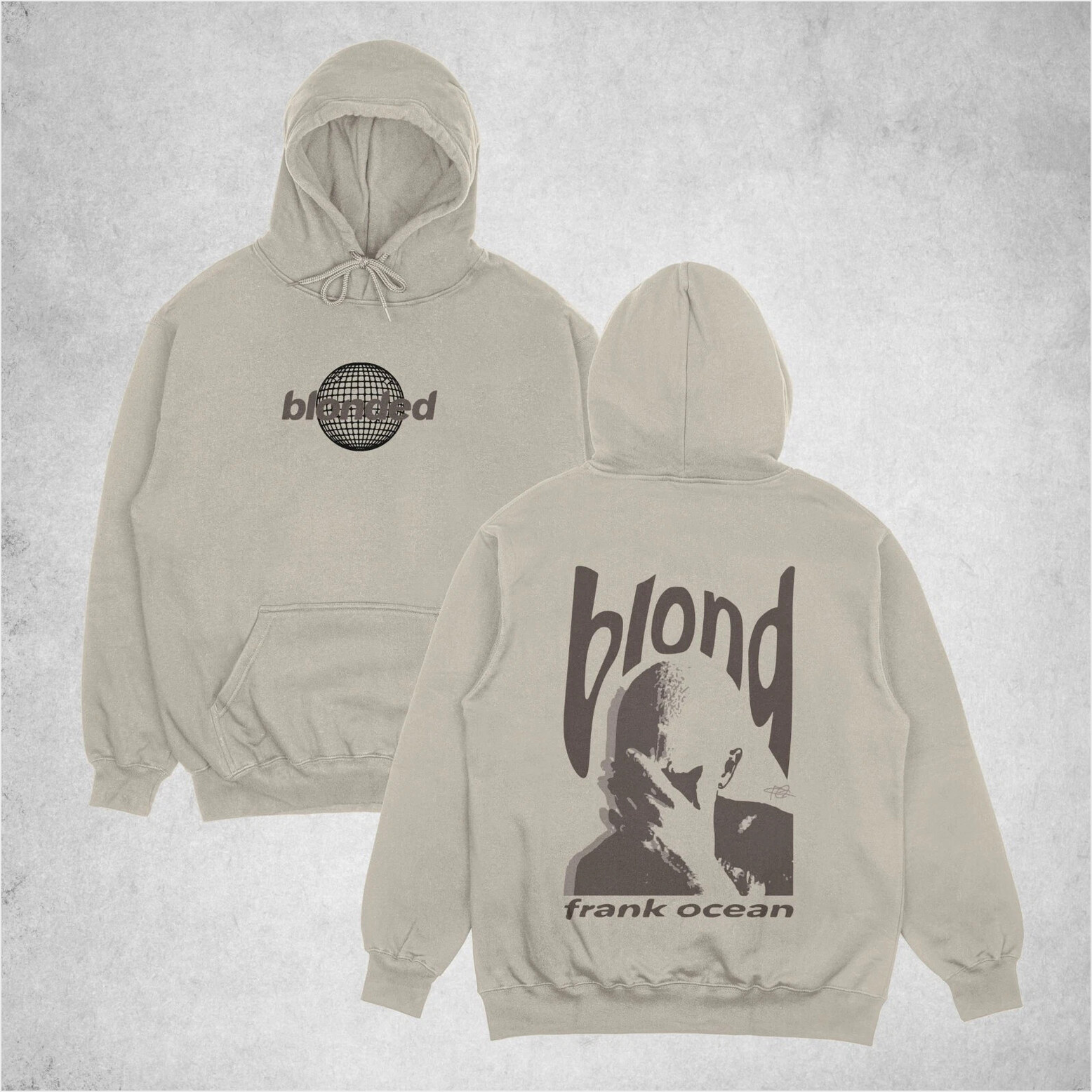 Frank Ocean Two Sided Blond Poster Hoodie, Gift Hoodie For Frank Ocean Fans Gifts For BFF Merch Apparel