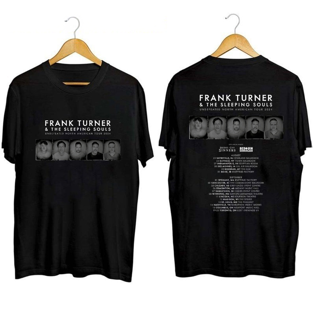Frank Turner And The Sleeping Souls Tour 2024 Shirt Gift Ideas For Music Lovers