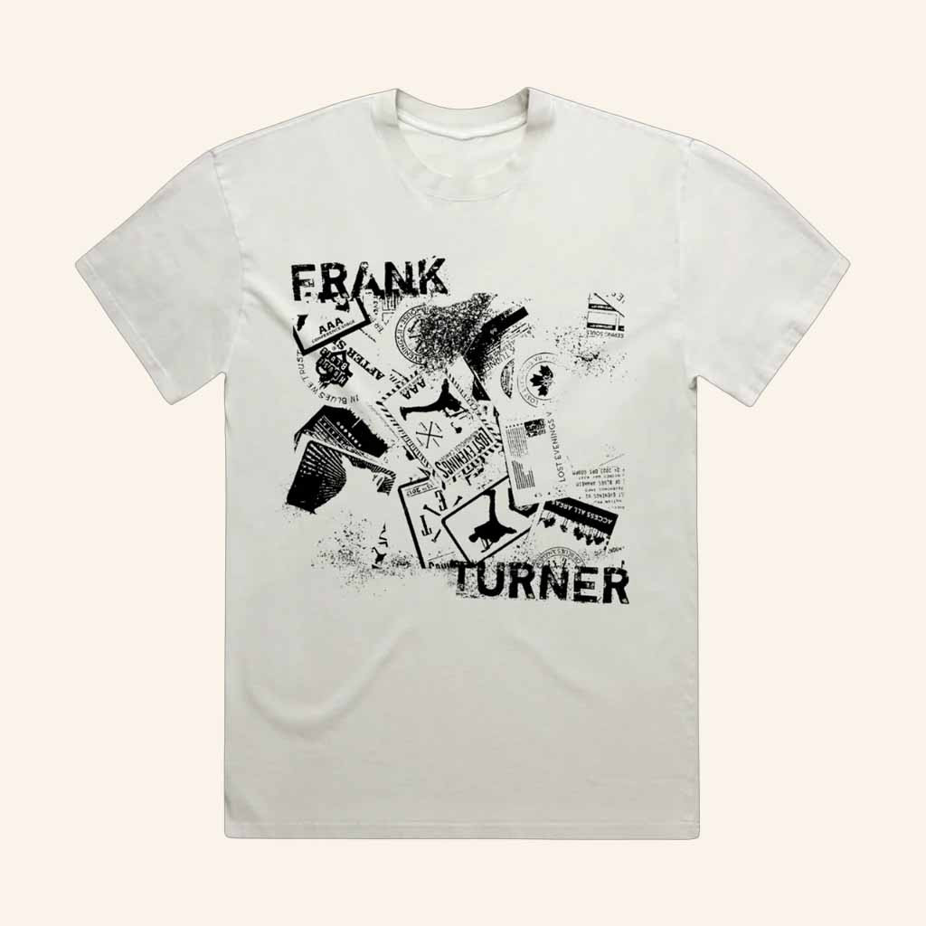 Frank Turner Merch Collage T-Shirt Music Lover Gift Ideas For Him Frank Turner Merch Collage T-Shirt Music Lover Gift Ideas For Him