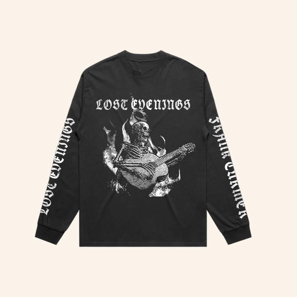Frank Turner Merch Lost Evenings Long Sleeve T-Shirt Christmas Gifts For Guys Frank Turner Merch Lost Evenings Long Sleeve T-Shirt Christmas Gifts For Guys