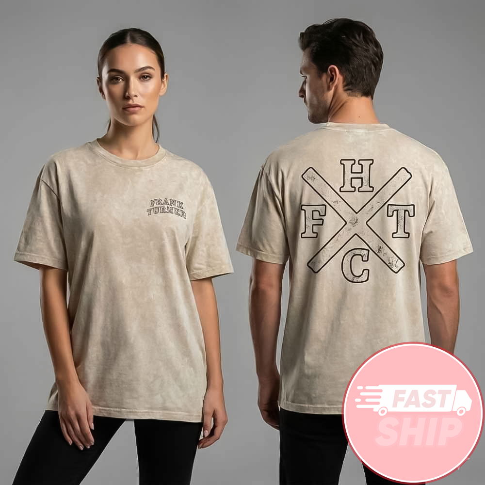 Frank Turner US Co-headlining Tour 2026 At Baltimore Nevermore Hall February 20 2026 Washed T-Shirt