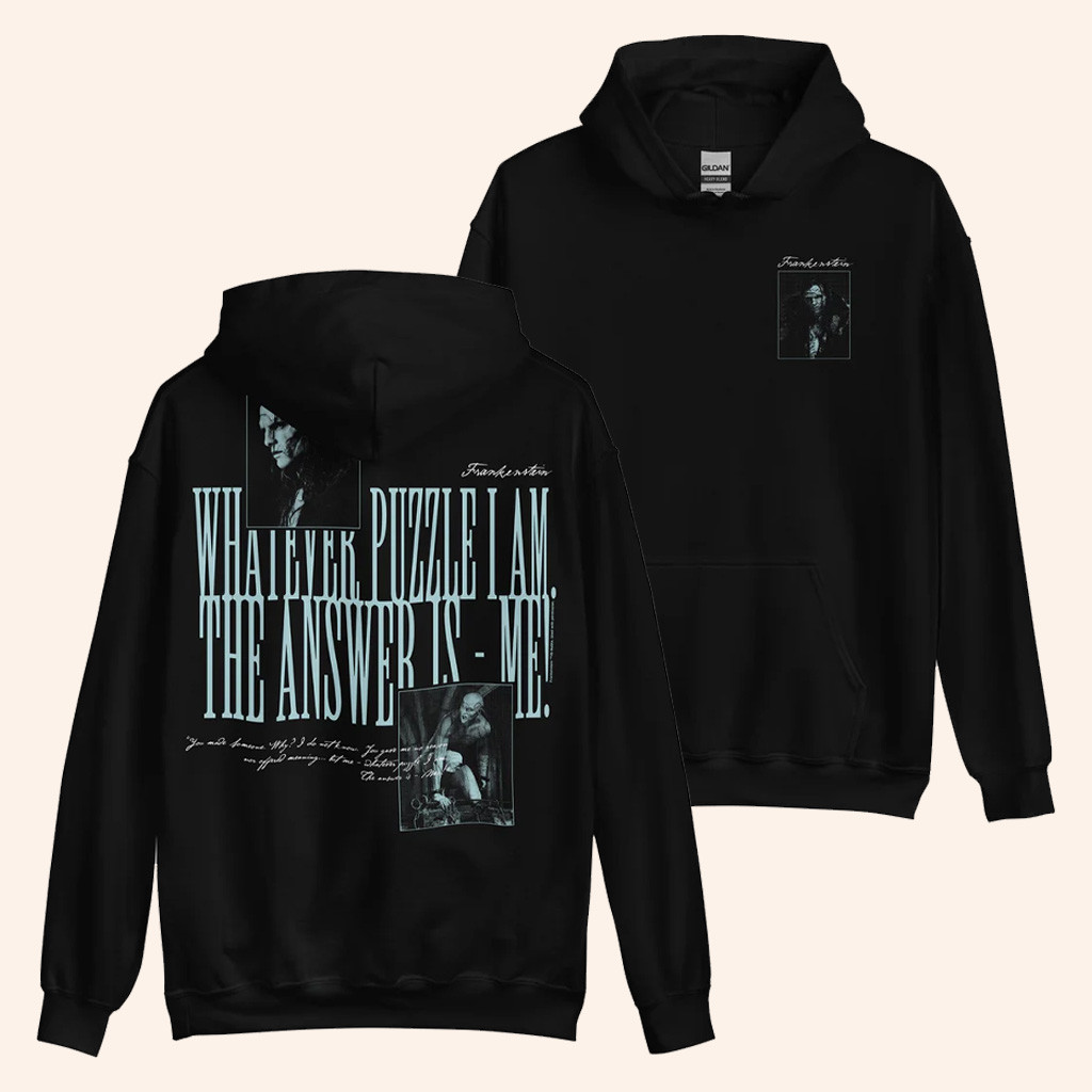 Frankenstein 2025 Merch Frankenstein Hoodie Whatever Puzzle I Am Hoodie Gifts For Son