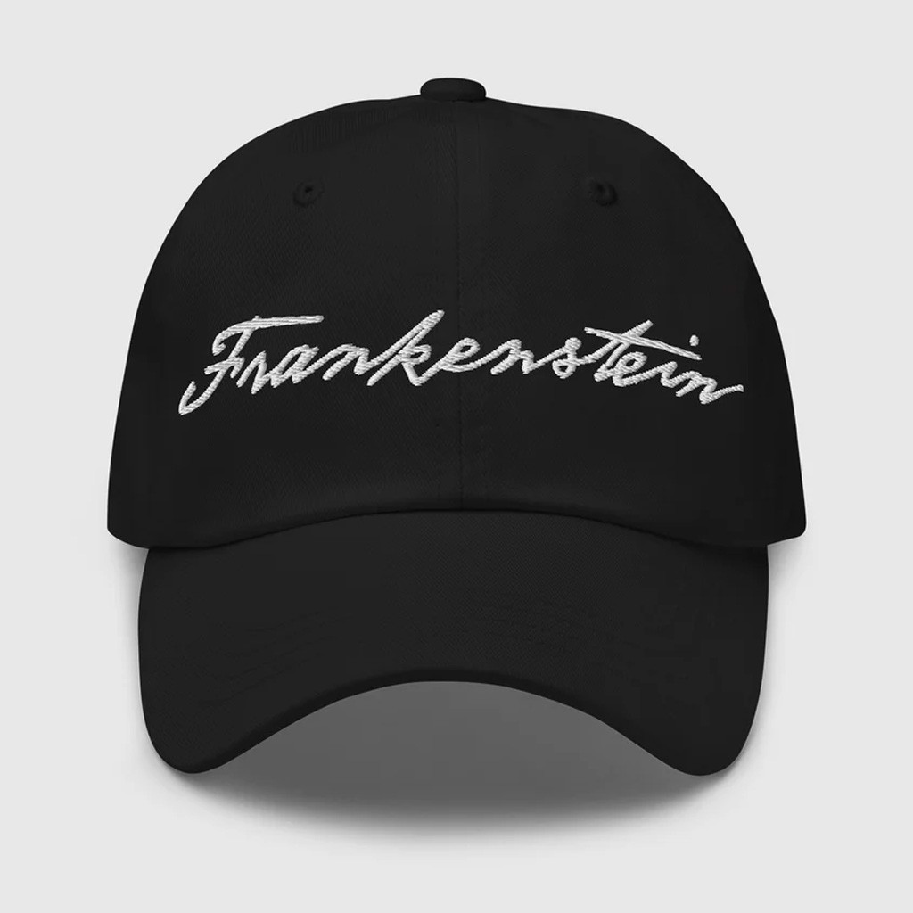 Frankenstein 2025 Merch Frankenstein Logo Embroidered Hat Christmas Present For Dad