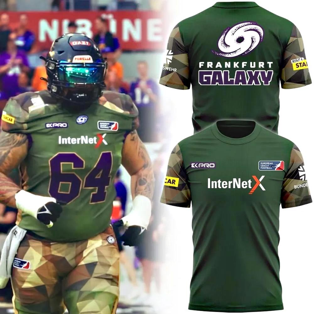 Frankfurt Galaxy Bundeswehr T-Shirt Presents For Football Lovers