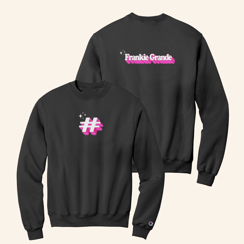 Frankie Grande Merch Sparkle Hashtag Champion Sweatshirt Christmas Ideas For Dad Frankie Grande Merch Sparkle Hashtag Champion Sweatshirt Christmas Ideas For Dad
