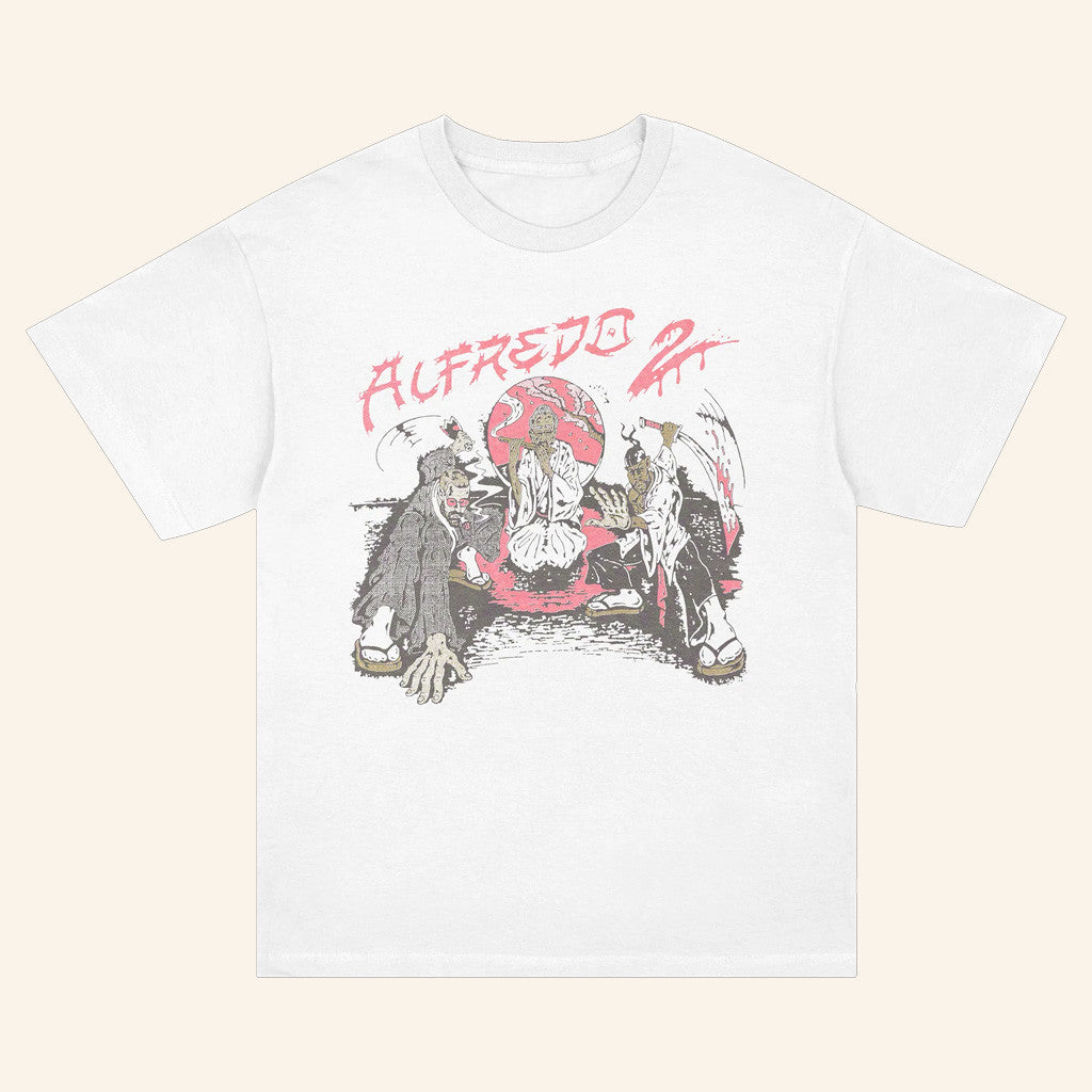 Freddie Gibbs Merch Alfredo II Antonio Cartoon T-Shirt White Gifts For Friends Freddie Gibbs Merch Alfredo II Antonio Cartoon T-Shirt White Gifts For Friends