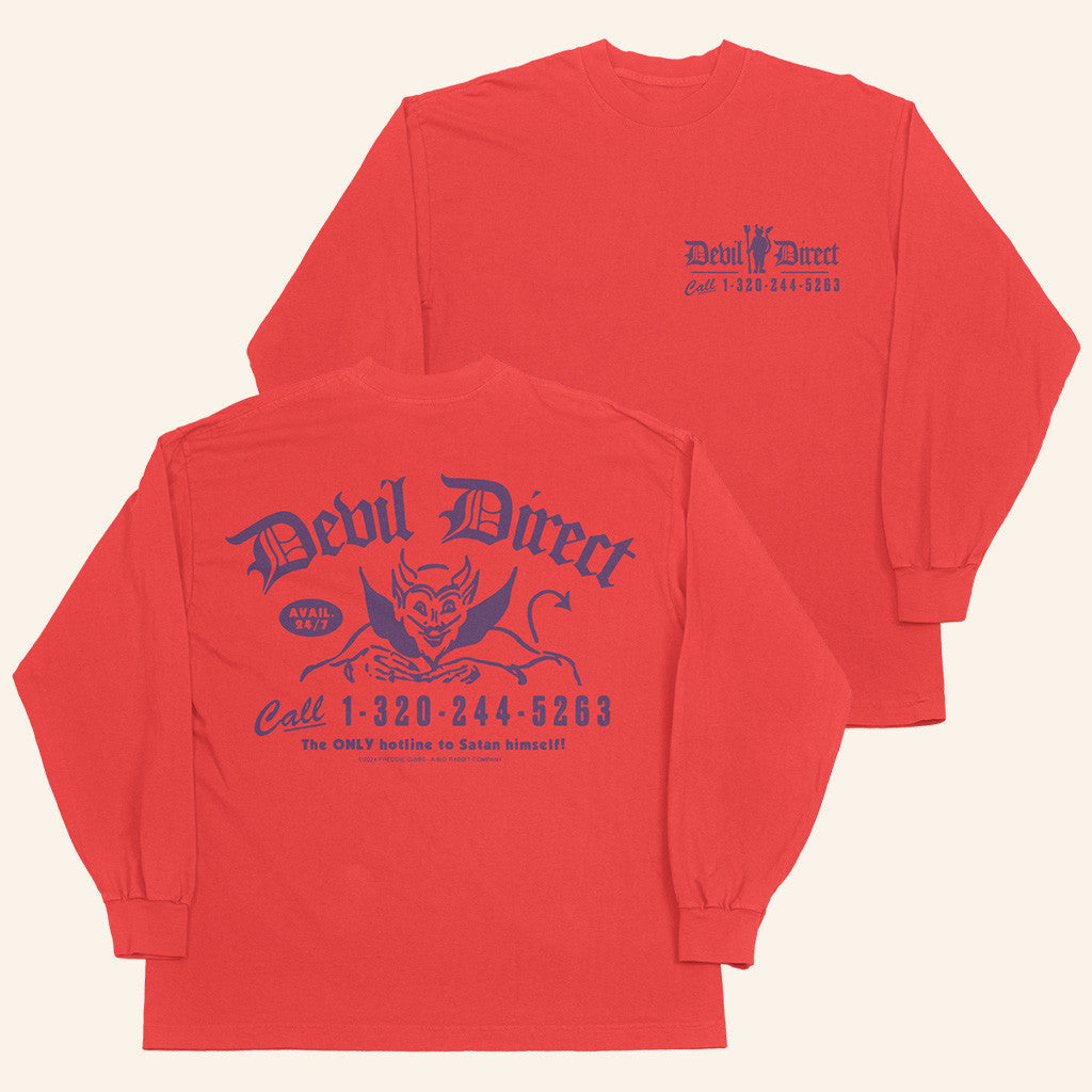 Freddie Gibbs Merch Devil Direct Long Sleeve T-Shirt Gift Ideas For Fans Freddie Gibbs Merch Devil Direct Long Sleeve T-Shirt Gift Ideas For Fans