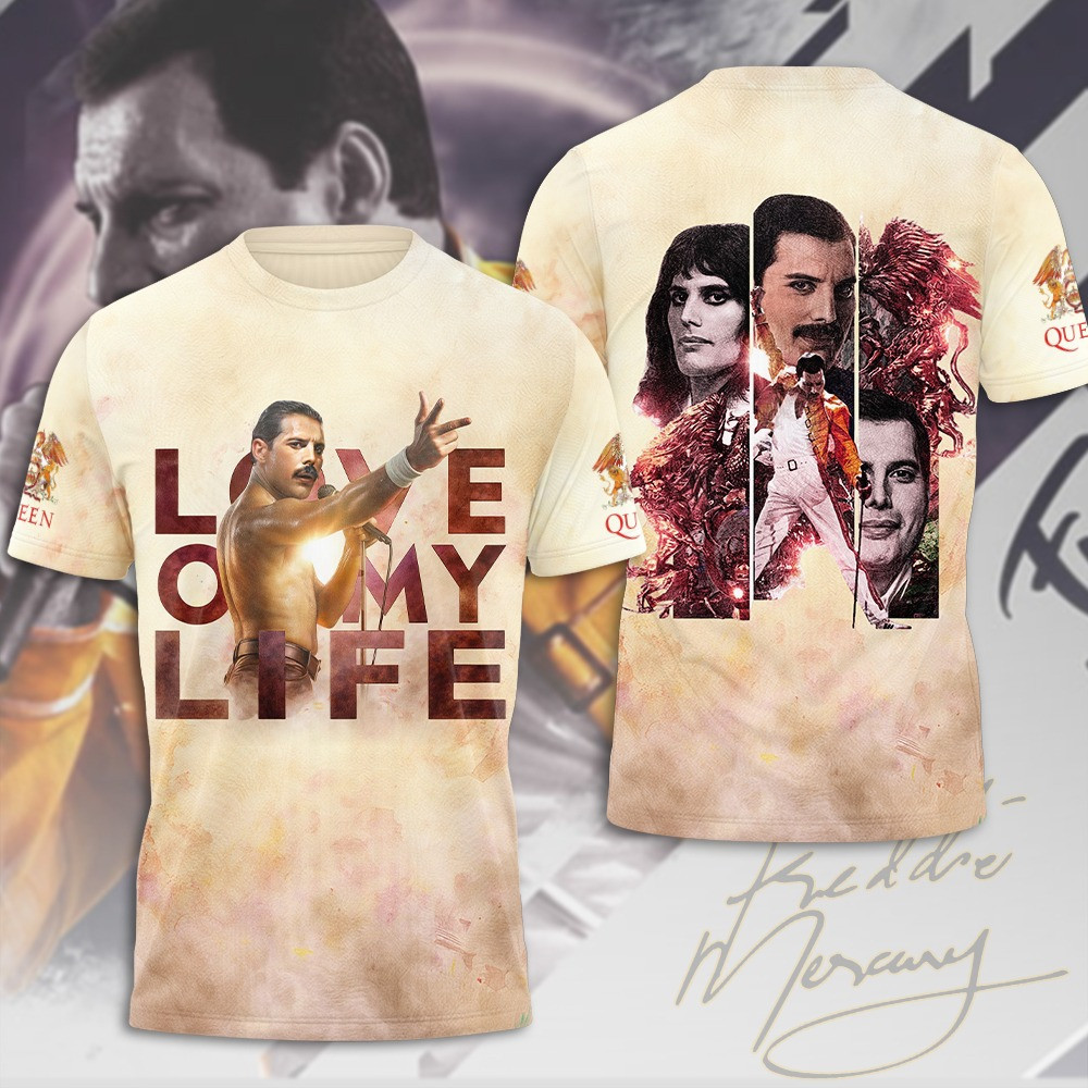 Freddie Mercury Love On My Life T-Shirt Best Gifts For Fan Lovers