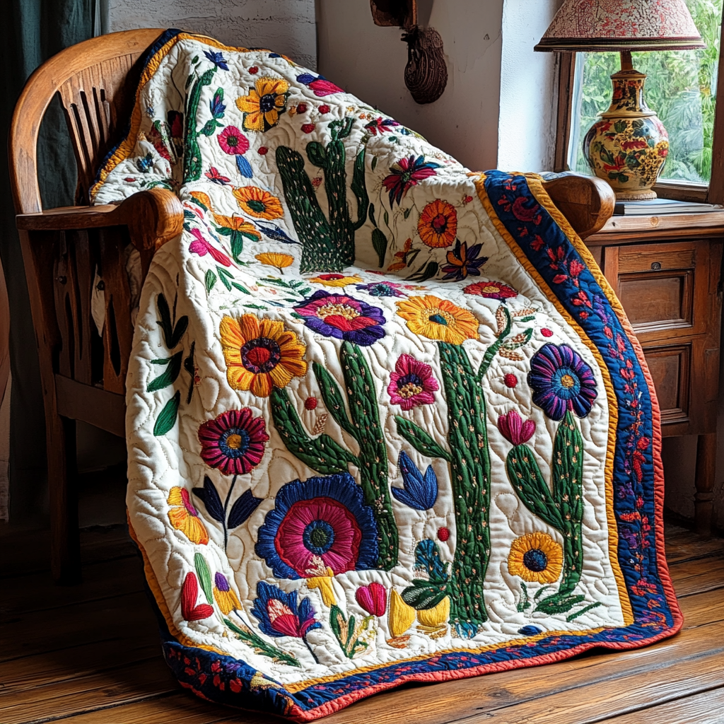 Free Folk Cactus Quilted Blanket Cute Blankets For Bed