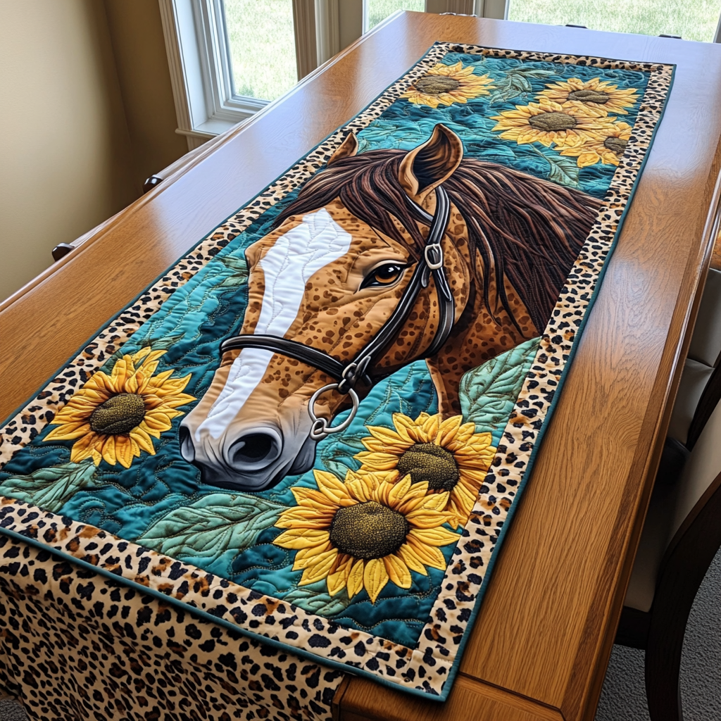 Free Gallop Quilted Table Runner Dinner Table Decor Ideas Practical Gifts For Horse Owners