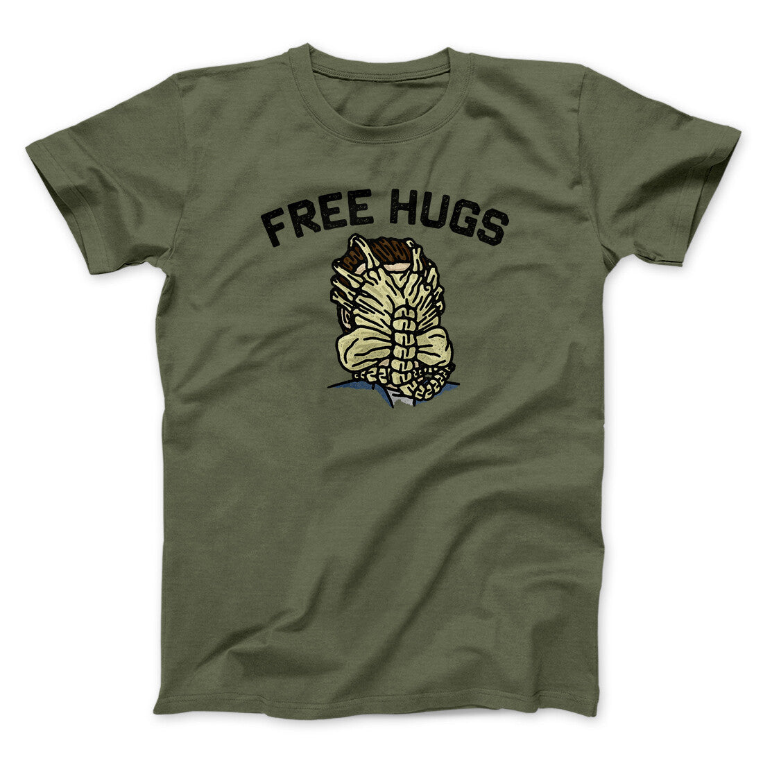 Free Hugs Facehugger Unisex T-Shirt Gift For Dudes