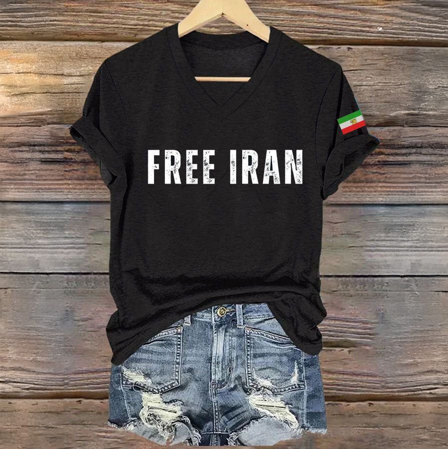 Free Iran T-Shirt Make Iran Free Again Shirt Political Themed Gift For Girlfriend