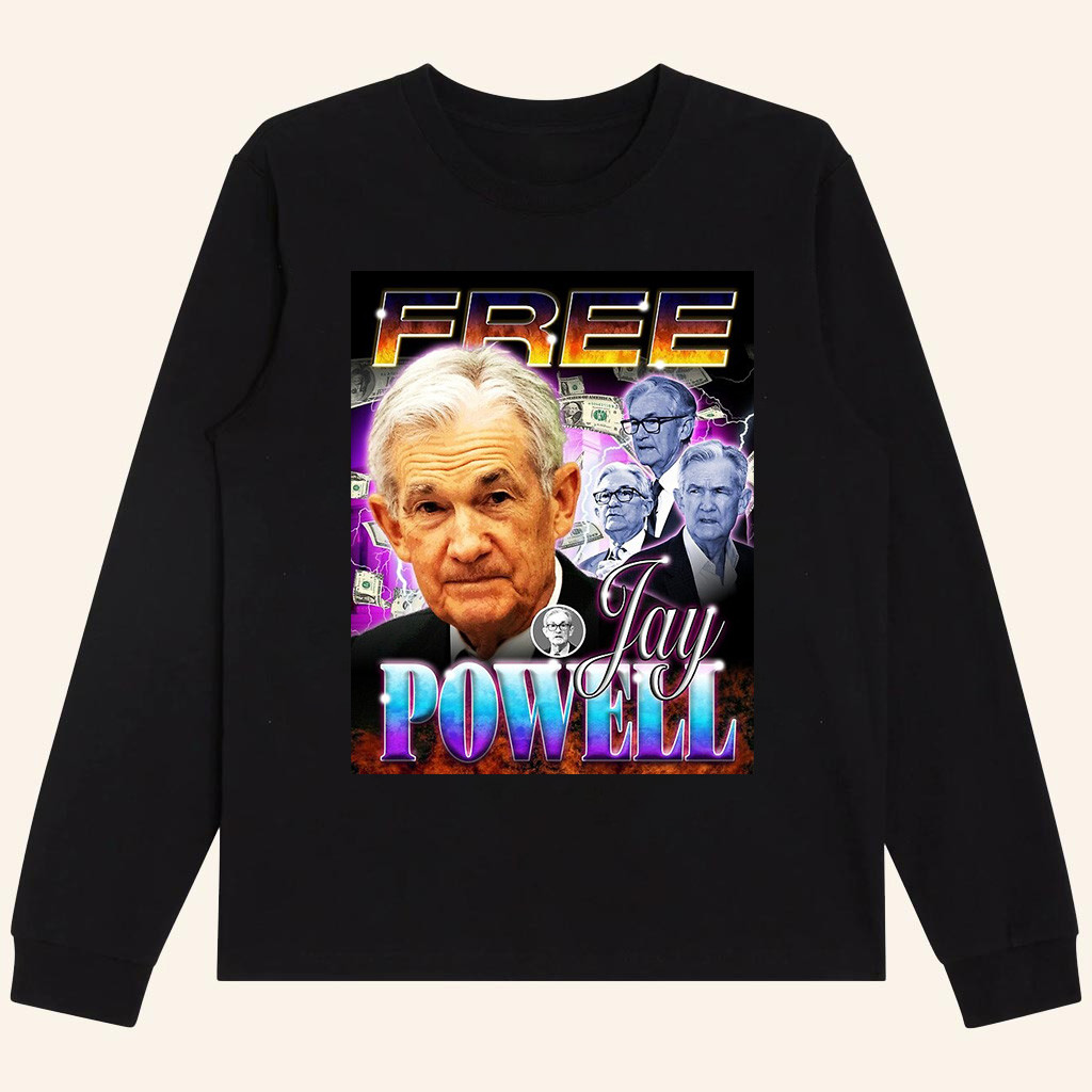 Free Jay Powell Long Sleeve T-Shirt Gifts For Jerome Powell Fans