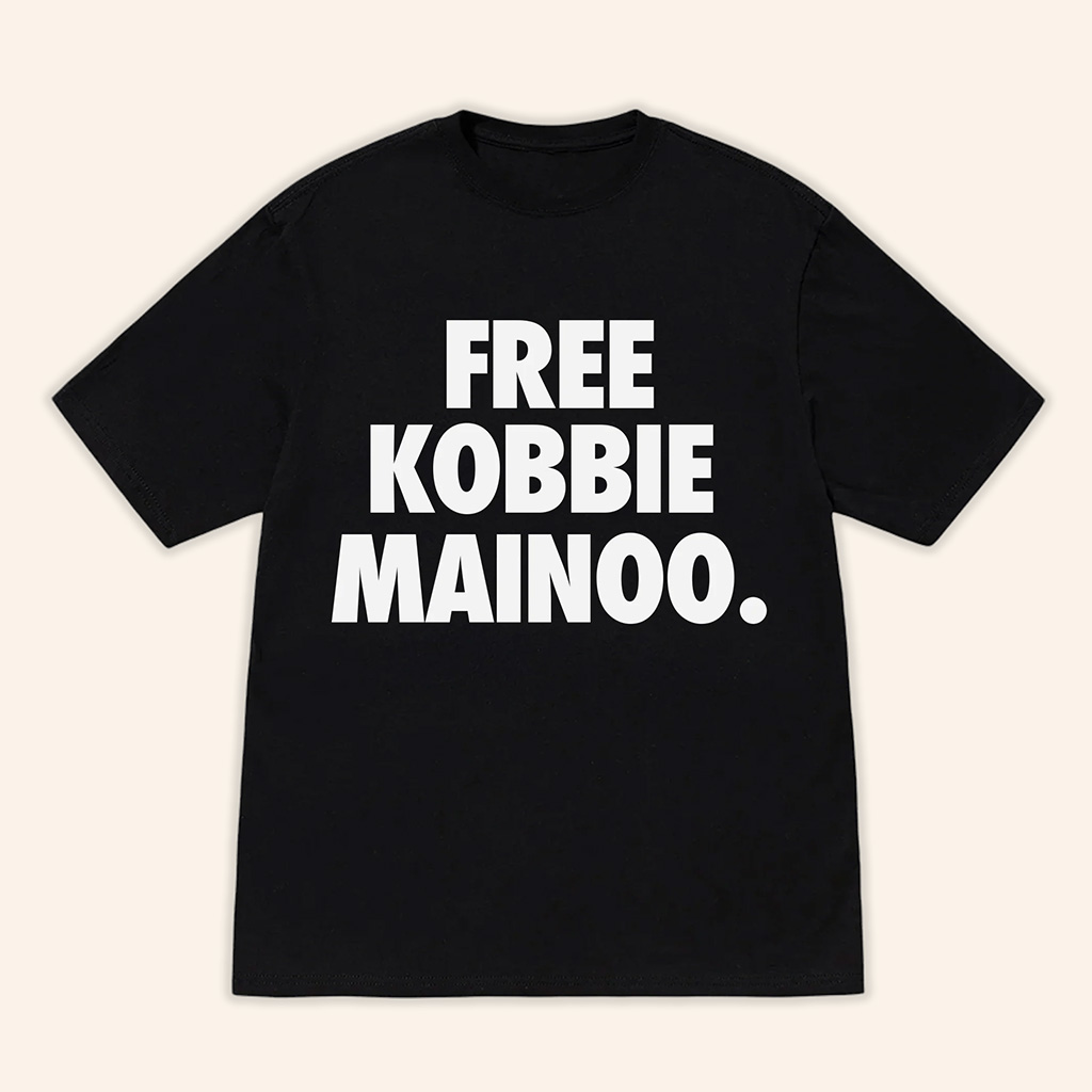 Free Kobbie Mainoo T-Shirt Mainoos Brothers Wearing Free Kobbie Mainoo Shirt Soccer Fan Gifts