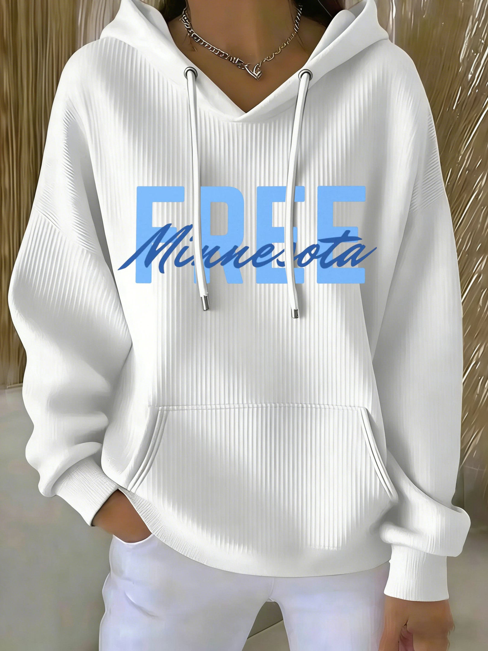 Free Minnesota Waffle Hoodie Minnesota Strong Hoodie FDT Merch Political Clothing Gifts