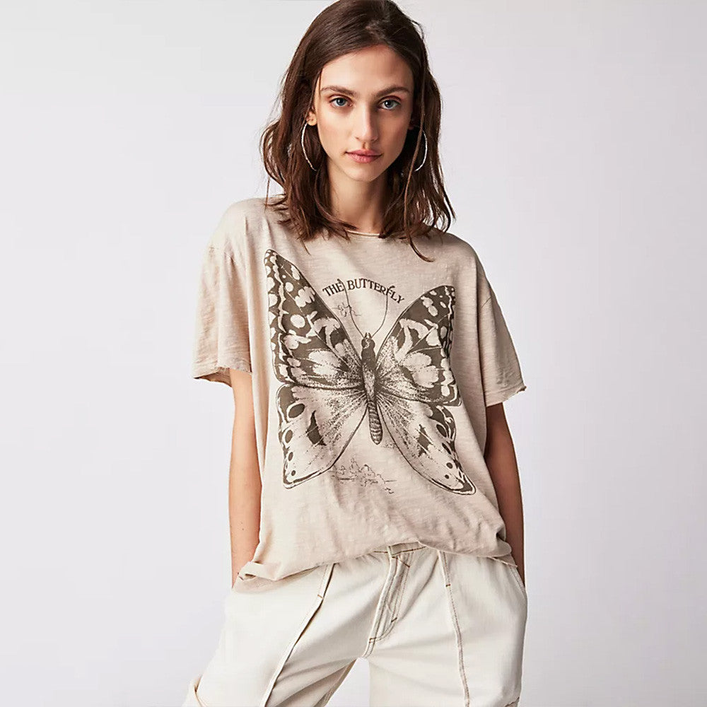 Free People Butterfly Shirt Best Gifts For Girlfriend Free People Butterfly Shirt Best Gifts For Girlfriend