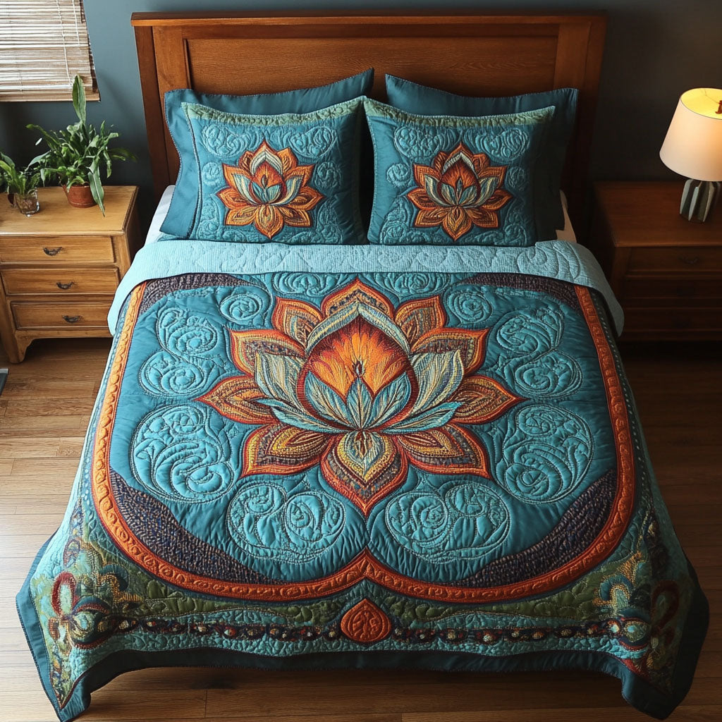 Free Soul Quilted Bedding Set Bedroom Boho Decor 2025 Christmas Gifts