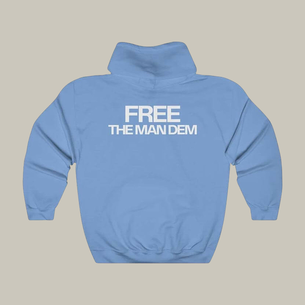 Free The Man Dem Kanye West Hoodie Music Apparel Great Gift For Kanye West Lovers
