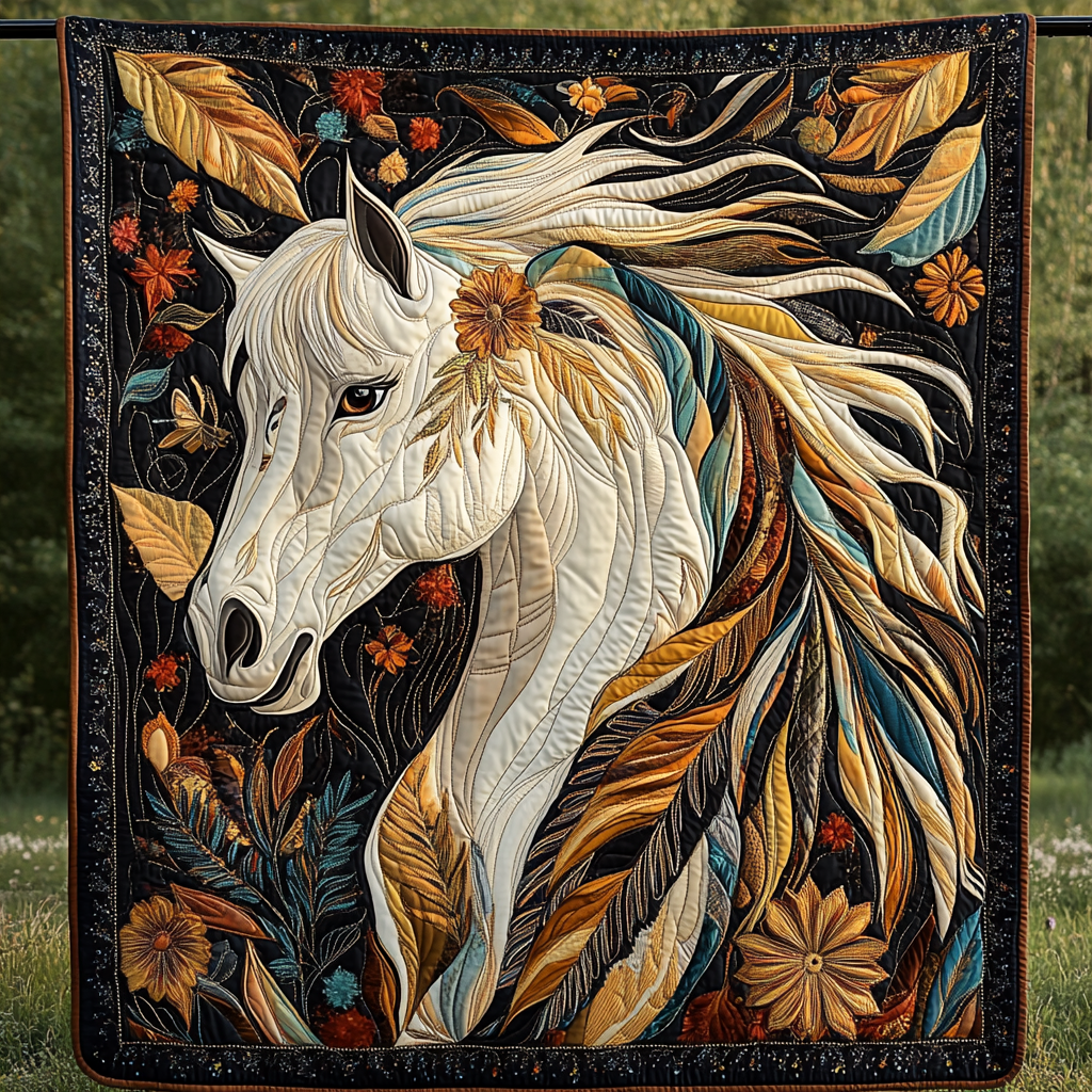 FreedomÃ¯Â¿Â½s Flight Quilted Blanket Equine Gifts For Horse Lovers