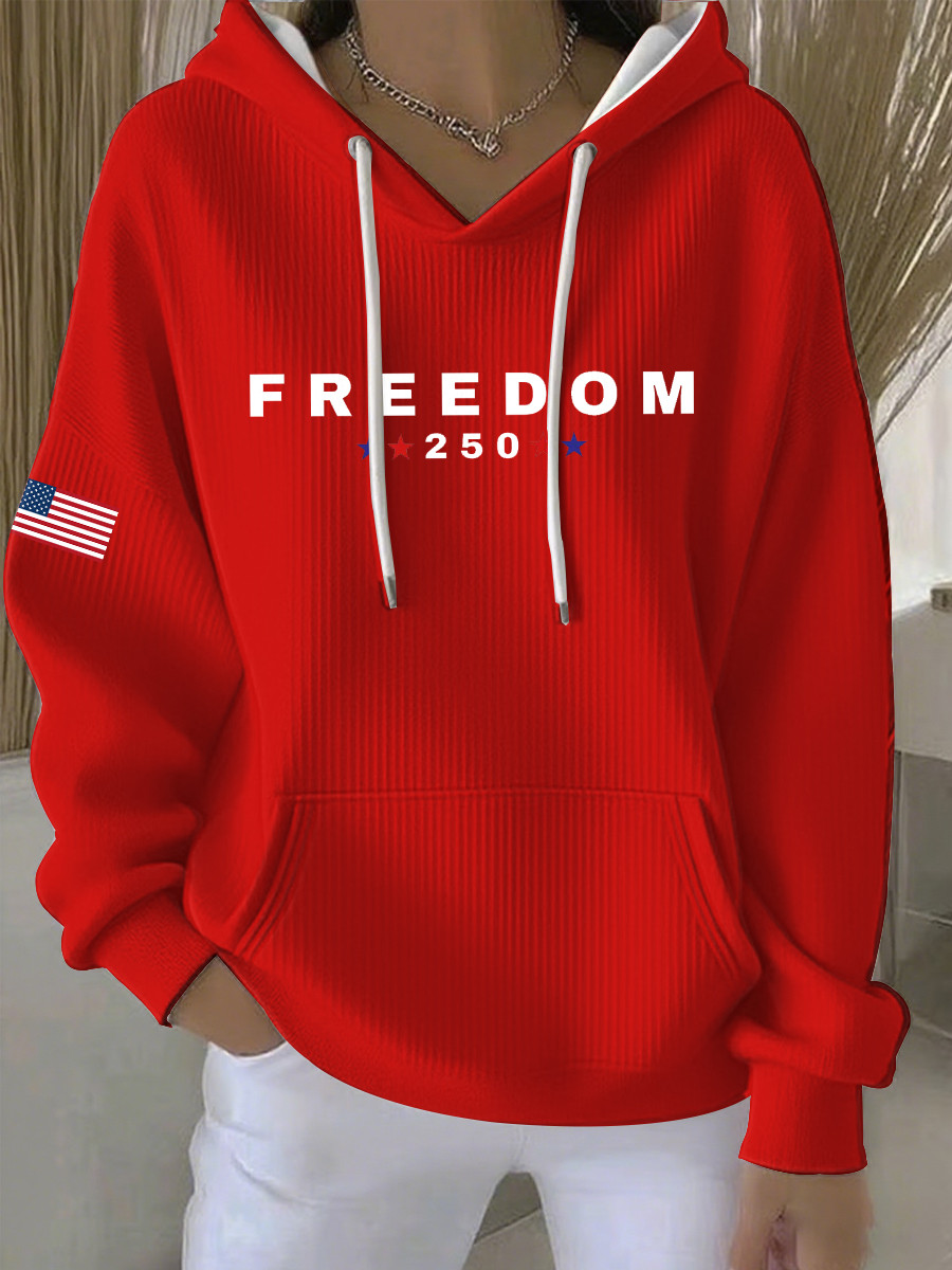 Freedom 250Th Anniversary 1776 2026 Hoodie America's 250th Birthday Apparel Patriotic Gift Ideas