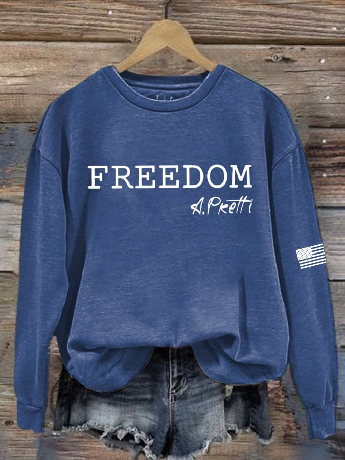 Freedom A Pretti Sweatshirt I Stand With Minnesota Shirt Political Clothing FDT Gifts