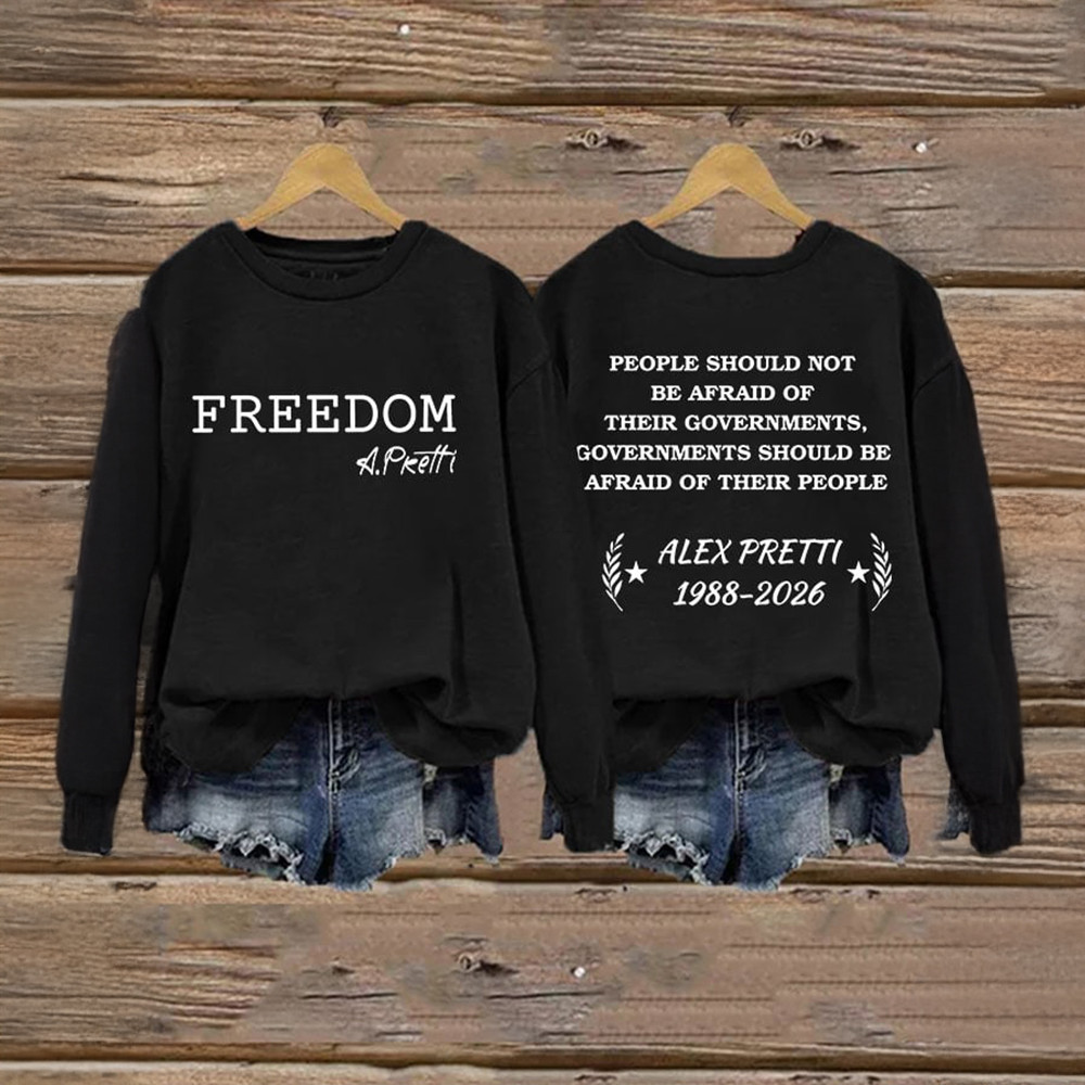 Freedom Alex Pretti 1988 2026 Sweatshirt Abolish ICE Alex January 13 Sweatshirt Alex Pretti Tribute Gift