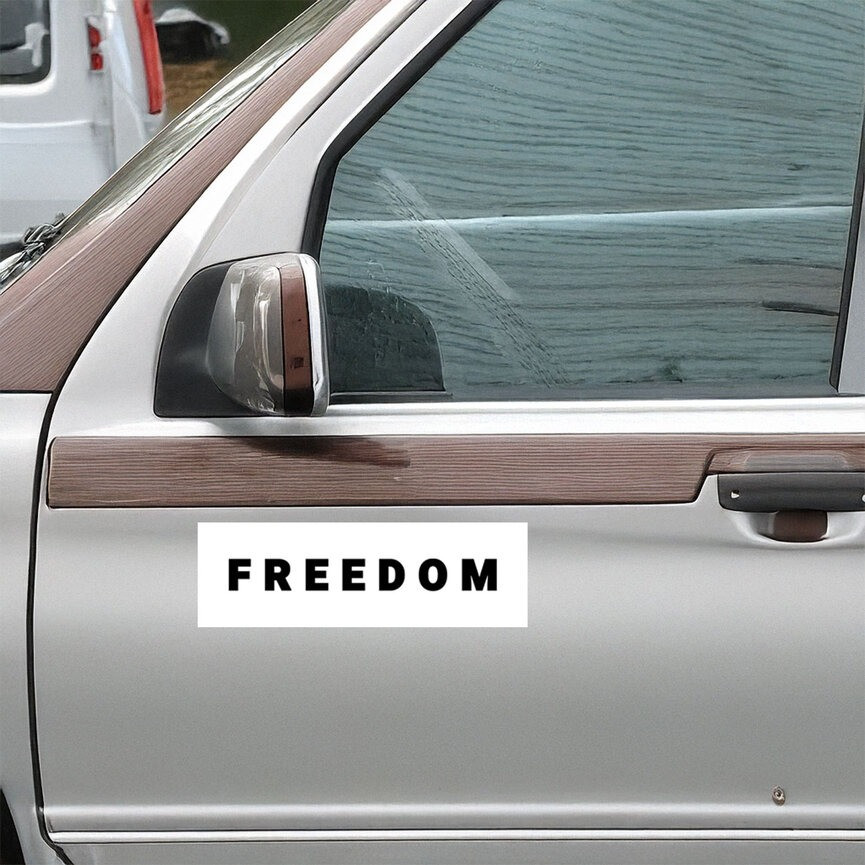 Freedom Car Magnet Charlie Kirk Shooters Merch Gifts For Patriots