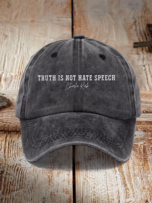 Freedom Charlie Kirk Hat Truth Is Not Hate Speech Charlie Kirk 47 Supporter Merch