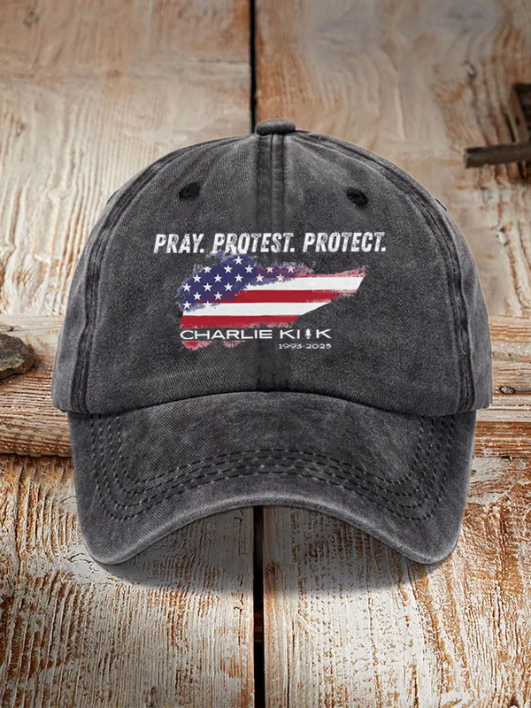 Freedom Charlie Kirk Hat You Pray Protest Protect U.S Flag Charlie Kirk 47 Supporter Merch