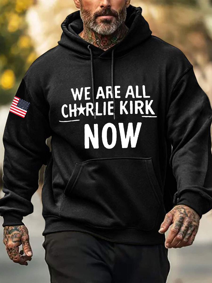 Freedom Charlie Kirk Hoodie We Are All Charlie Kirk 47 Now Best Proud Charlie Apparel