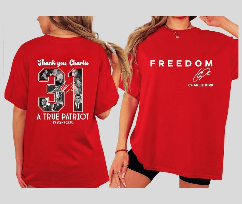 Freedom Charlie Kirk Memorial Shirt Gift for Free Speech Supporters