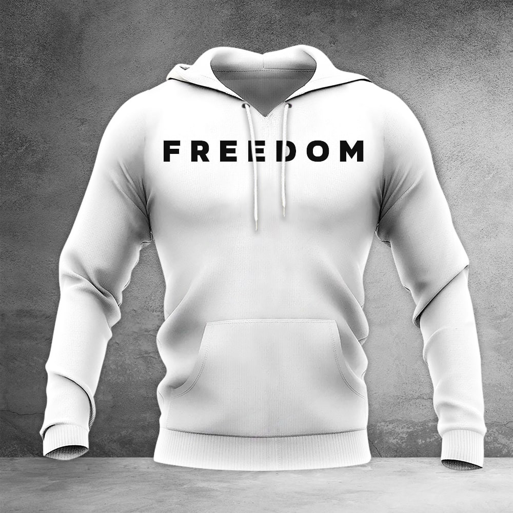 Freedom Charlie Kirk Merch Charlie Kirk Freedom Hoodie Best Patriotics Xmas Present