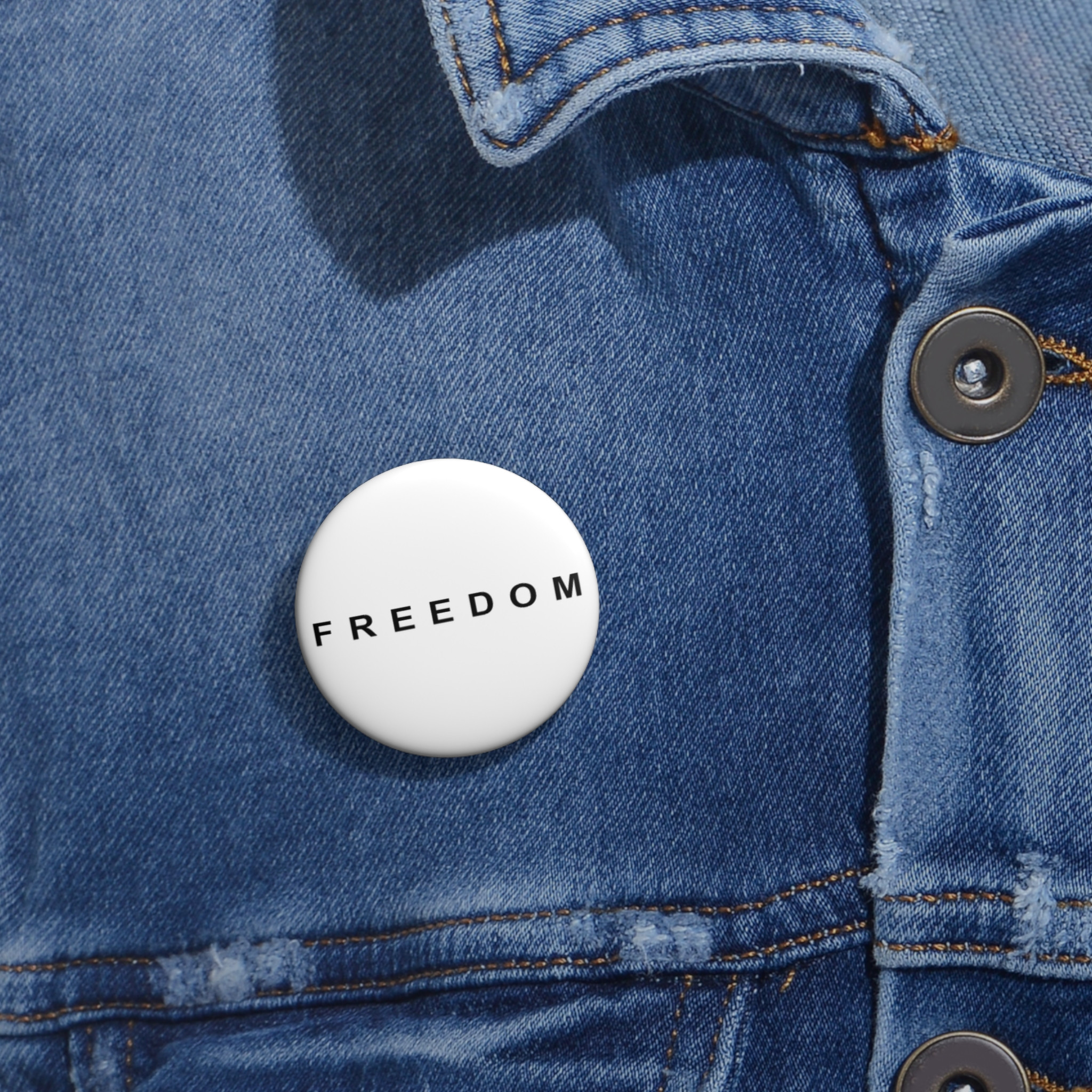 Freedom Charlie Kirk Pin Button Political Pin Conservative Lapel Badge