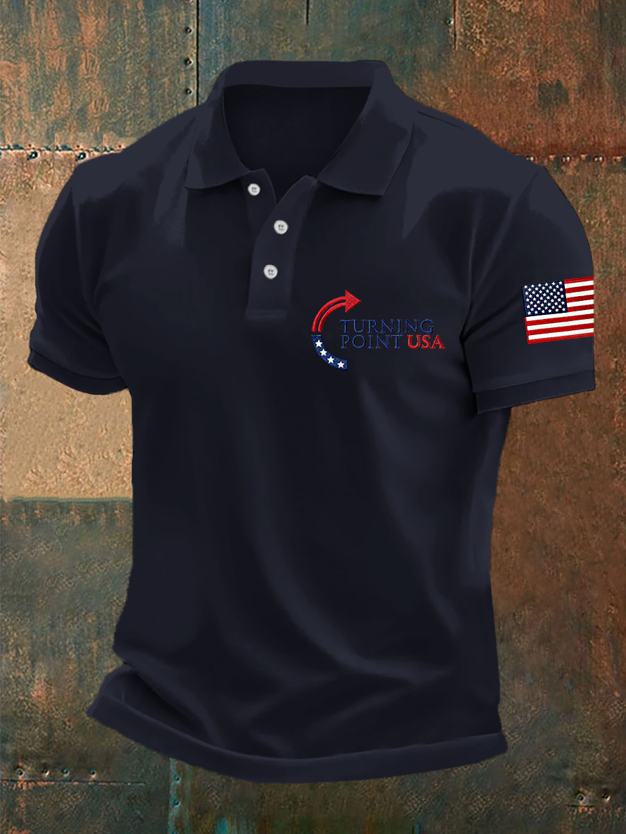 Freedom Charlie Kirk Polo Shirt Turning Point USA Charlie Kirk 47 Charlie Kirk Clothing