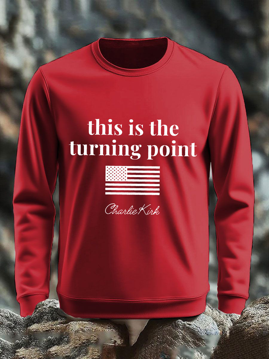Freedom Charlie Kirk Sweater This Is The Turning Point Charlie Kirk 47 Proud CK Apparel