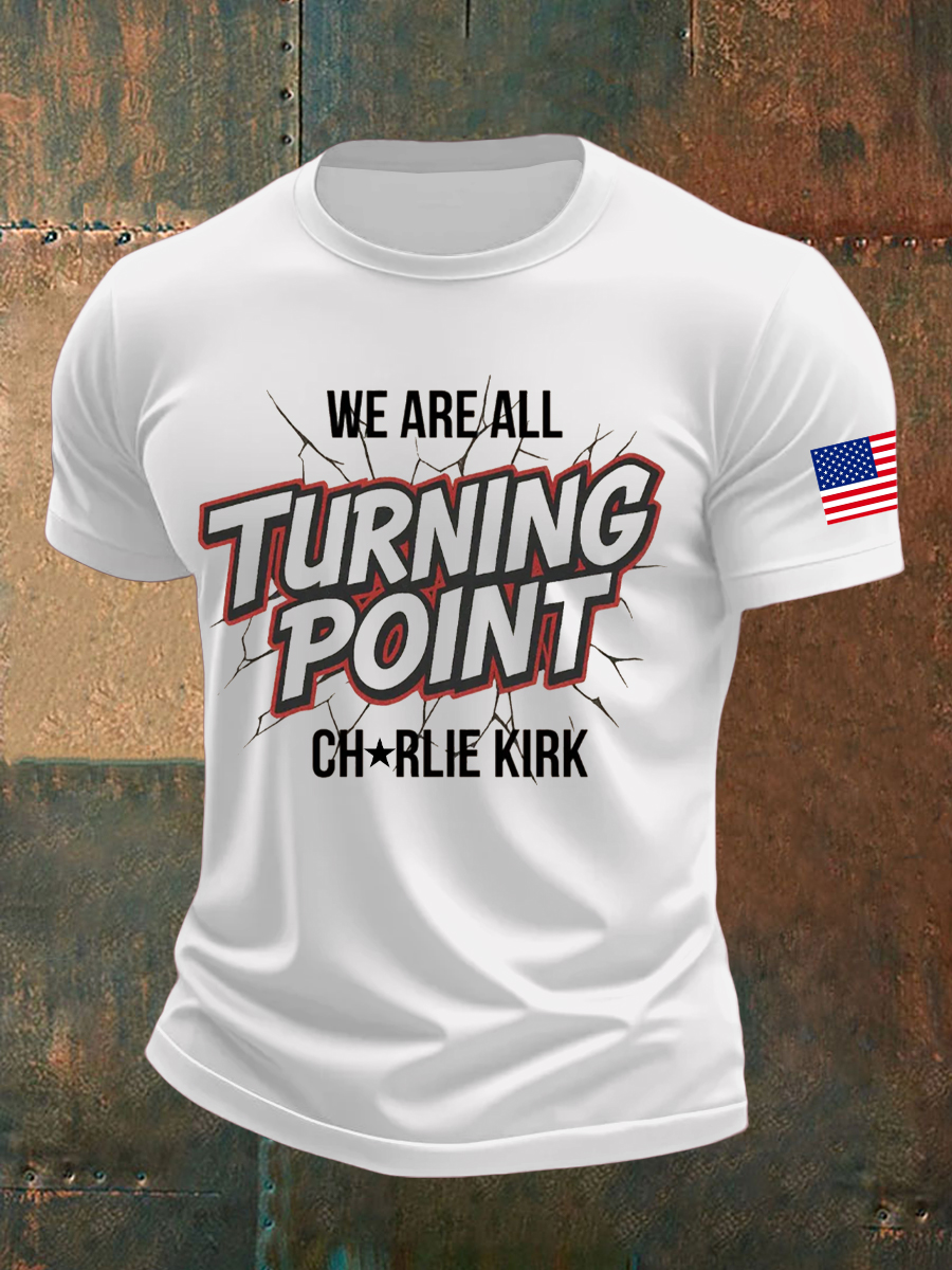 Freedom Charlie Kirk T-Shirt We Are All Turning Point Charlie Kirk 47 Proud Charlie Kirk Merch