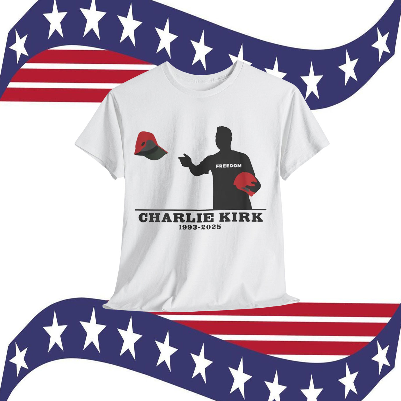 Freedom Charlie Kirk Tribute Shirt