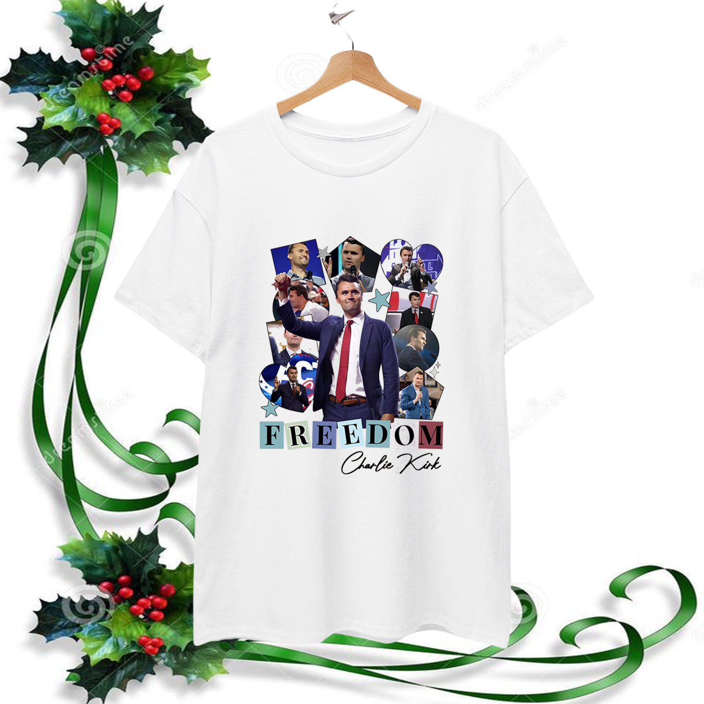 Freedom Charlie Kirk Turning Point T-Shirt