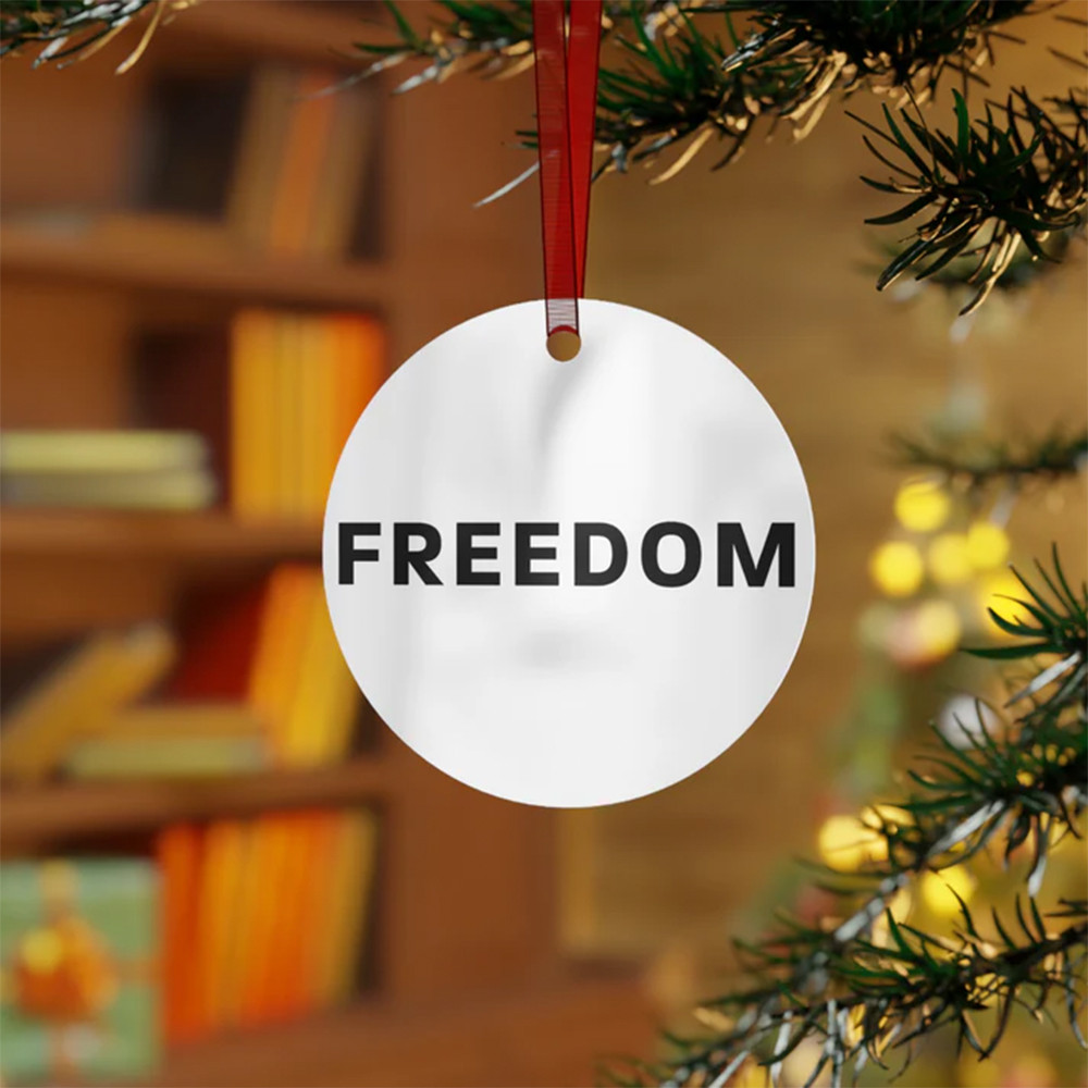 Freedom Christmas Tree Ornament Holidau Home Decor Christmas Gifts For Patriots