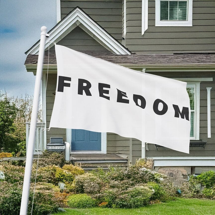 Freedom Flag Charlie Kirk American Flag Indoor Outdoor Gifts For Trump Supporters