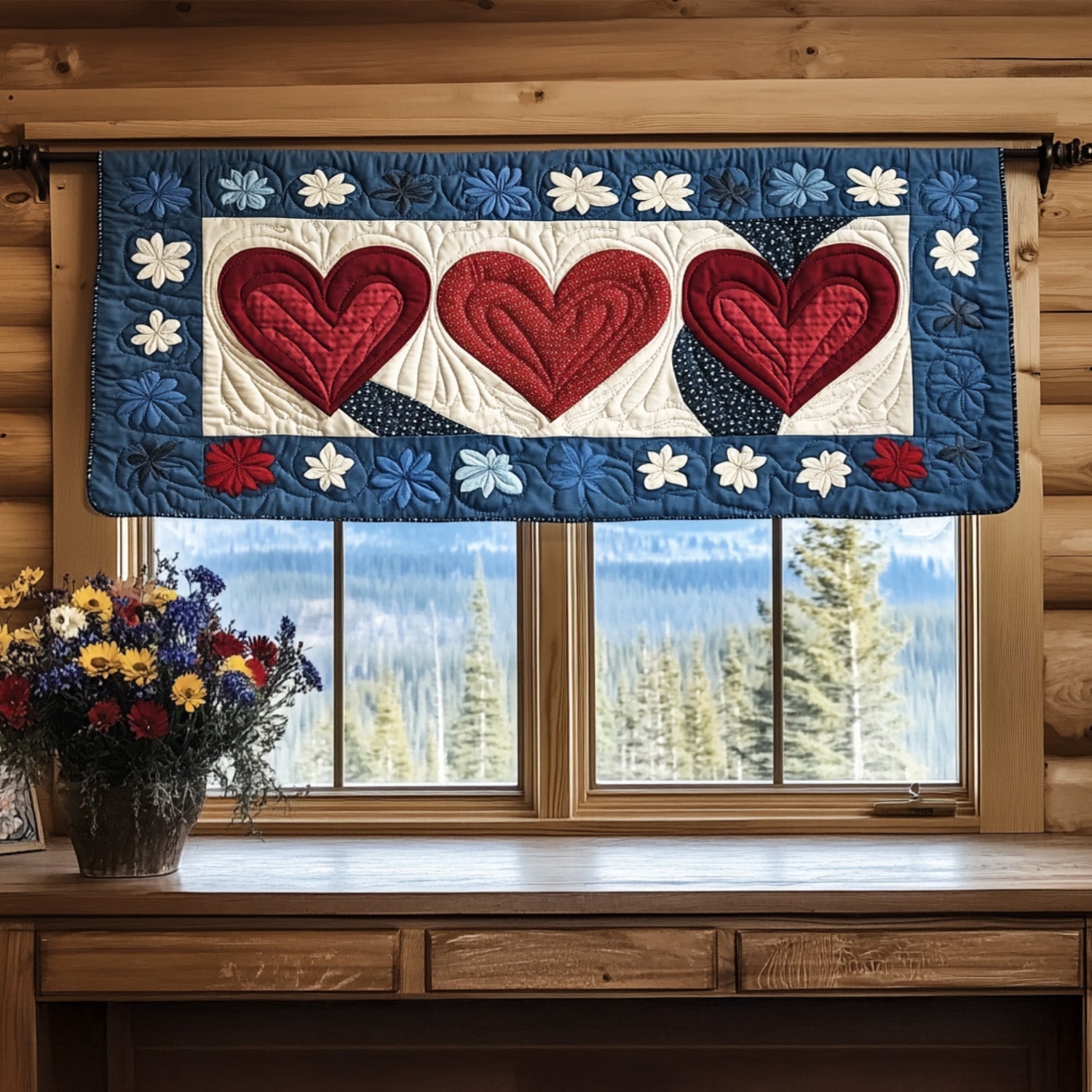 Freedom Flames Quilted Valance Entryway Rug Ideas Secret Santa Pressent Ideas