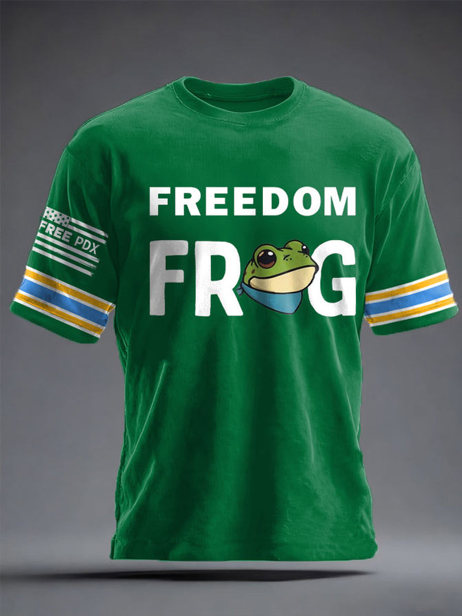 Freedom Frog T-Shirt 86 47 Free PDX Freedom Protest Antifa Merch Anti ICE Gift Ideas