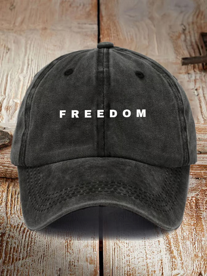 Freedom Hat Black Charlie Kirk Shooter Hat Gifts For Patriots