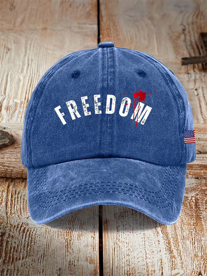 Freedom Hat Charlie Kirk Shooters Hat Gifts For MAGA Supporters