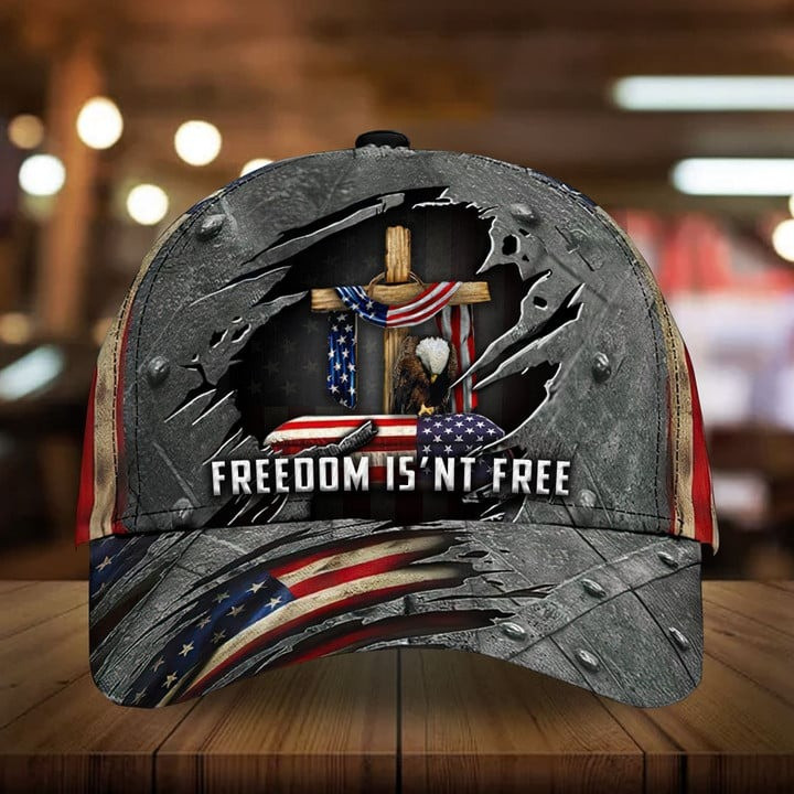 Freedom Is not Free Men Veteran Cap Best Gift For Friends and Husband and Dad on Veterans Day