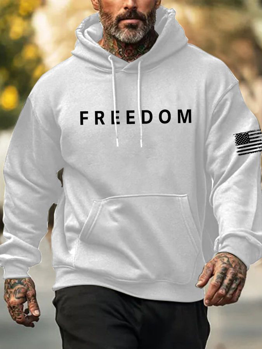 Freedom Is Not Free R I P Charlie Kirk Hooded Swea T SHIRT White Charlie Kirk American Merch